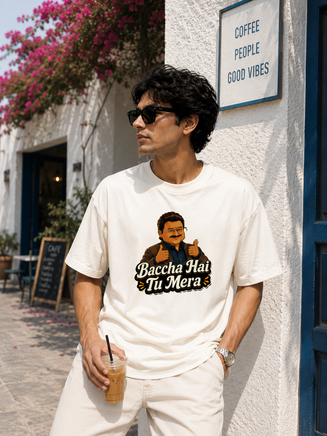 "Baccha Hai Tu Mera" - Unisex Premium Terry Oversized Tee