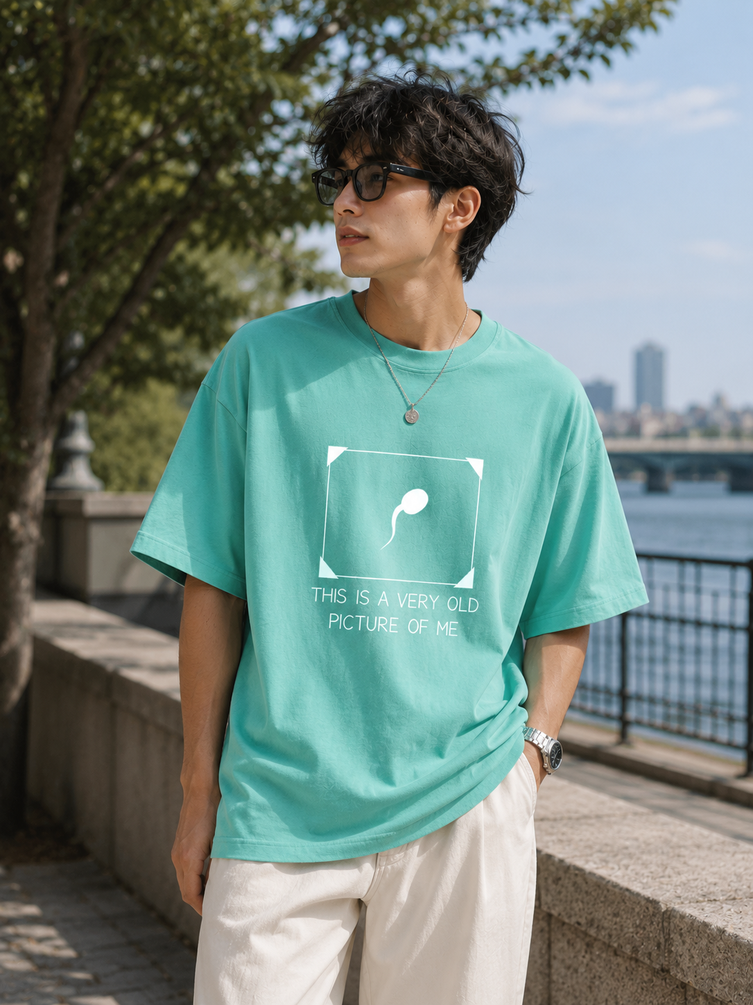 "Very Old Picture of Me” - Premium Unisex Terry Oversized Tee