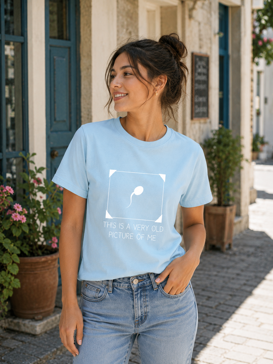"Very Old Picture of Me” - Unisex Stretch T-shirt