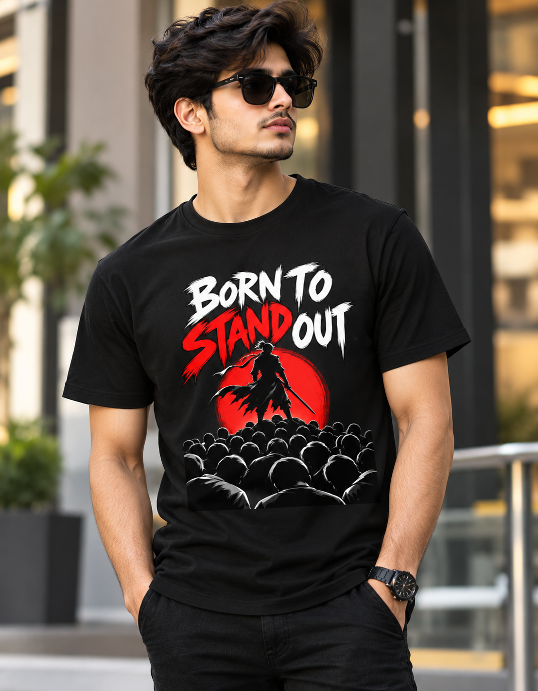 Born to Stand Out Graphic Streetwear T-Shirt – Unisex Supima Tee
