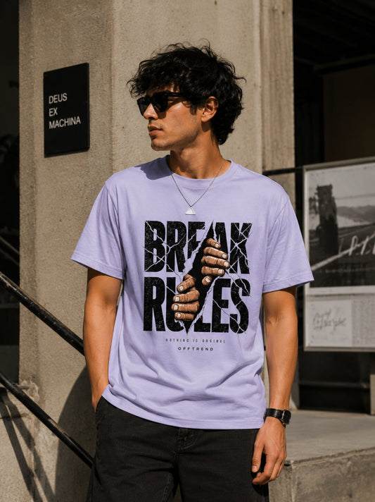 “BREAK RULES” - Unisex Premium Supima T-Shirt