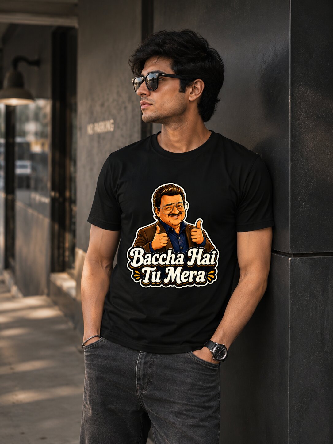 "Baccha Hai Tu Mera" - Premium Unisex Stretch T-shirt
