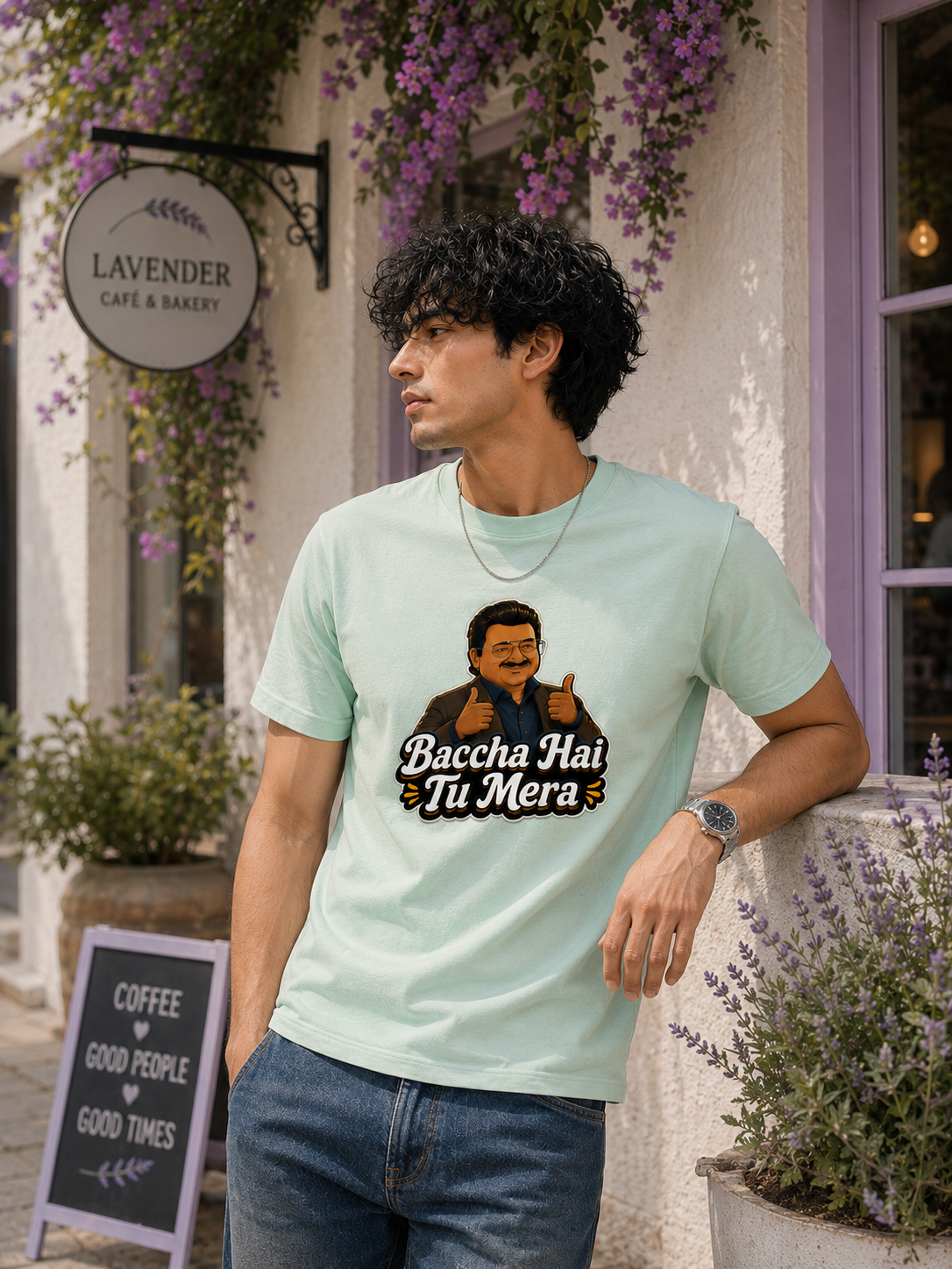 "Baccha Hai Tu Mera" - Premium Unisex Stretch T-shirt