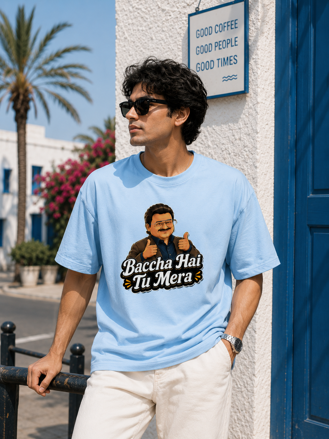 "Baccha Hai Tu Mera" - Unisex Premium Terry Oversized Tee