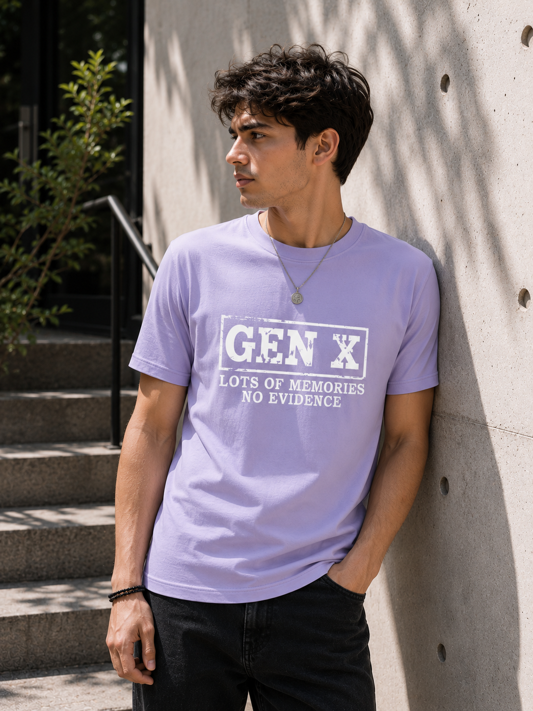 “GEN X – Lots of Memories, No Evidence” Premium unisex stretch T-shirt
