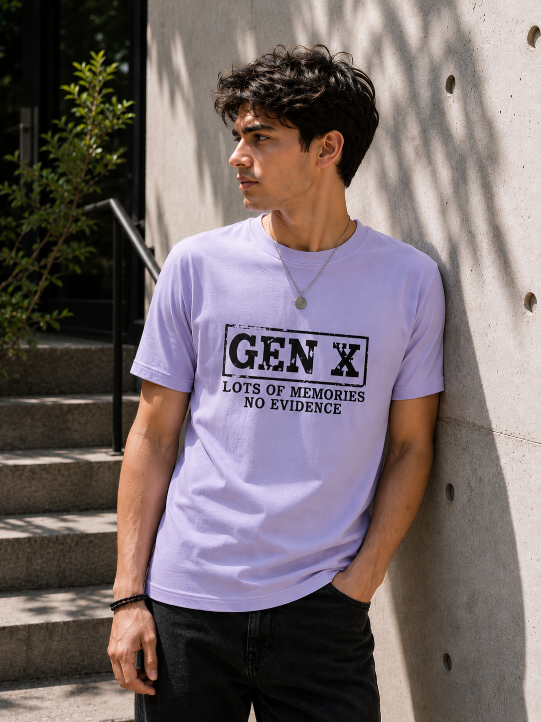 “GEN X – Lots of Memories, No Evidence” - Unisex Stretch T-shirt