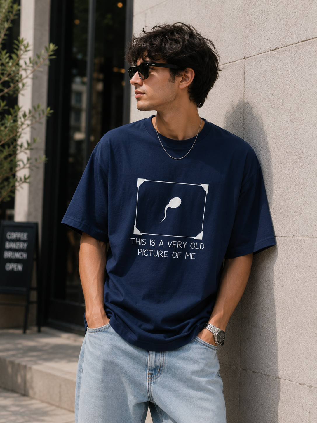 "Very Old Picture of Me” - Premium Unisex Terry Oversized Tee