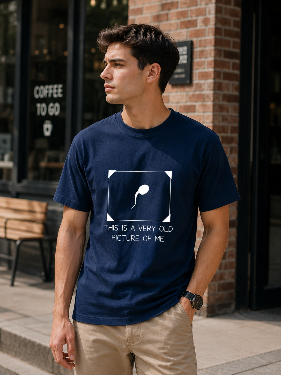 "Very Old Picture of Me” - Unisex Stretch T-shirt