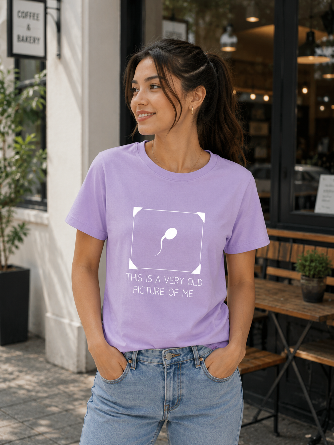 "Very Old Picture of Me” - Unisex Stretch T-shirt