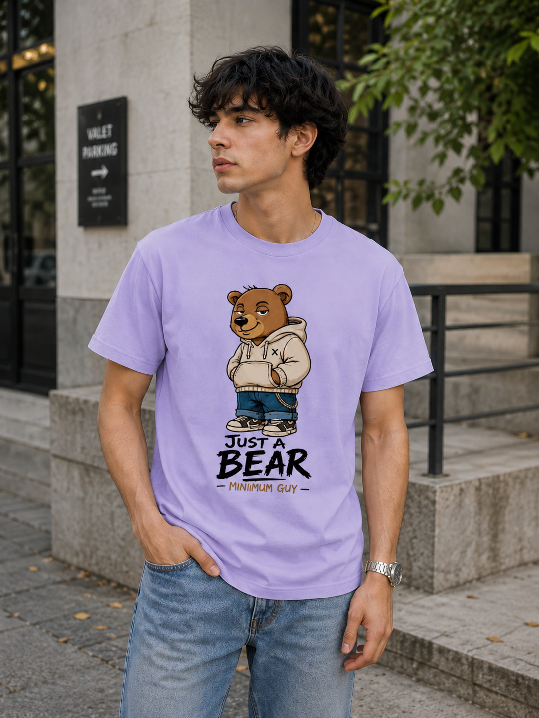 "Just a bear" - Premium Unisex Stretch T-shirt