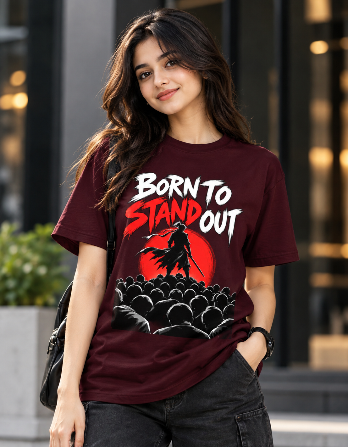 Born to Stand Out Graphic Streetwear T-Shirt – Unisex Supima Tee