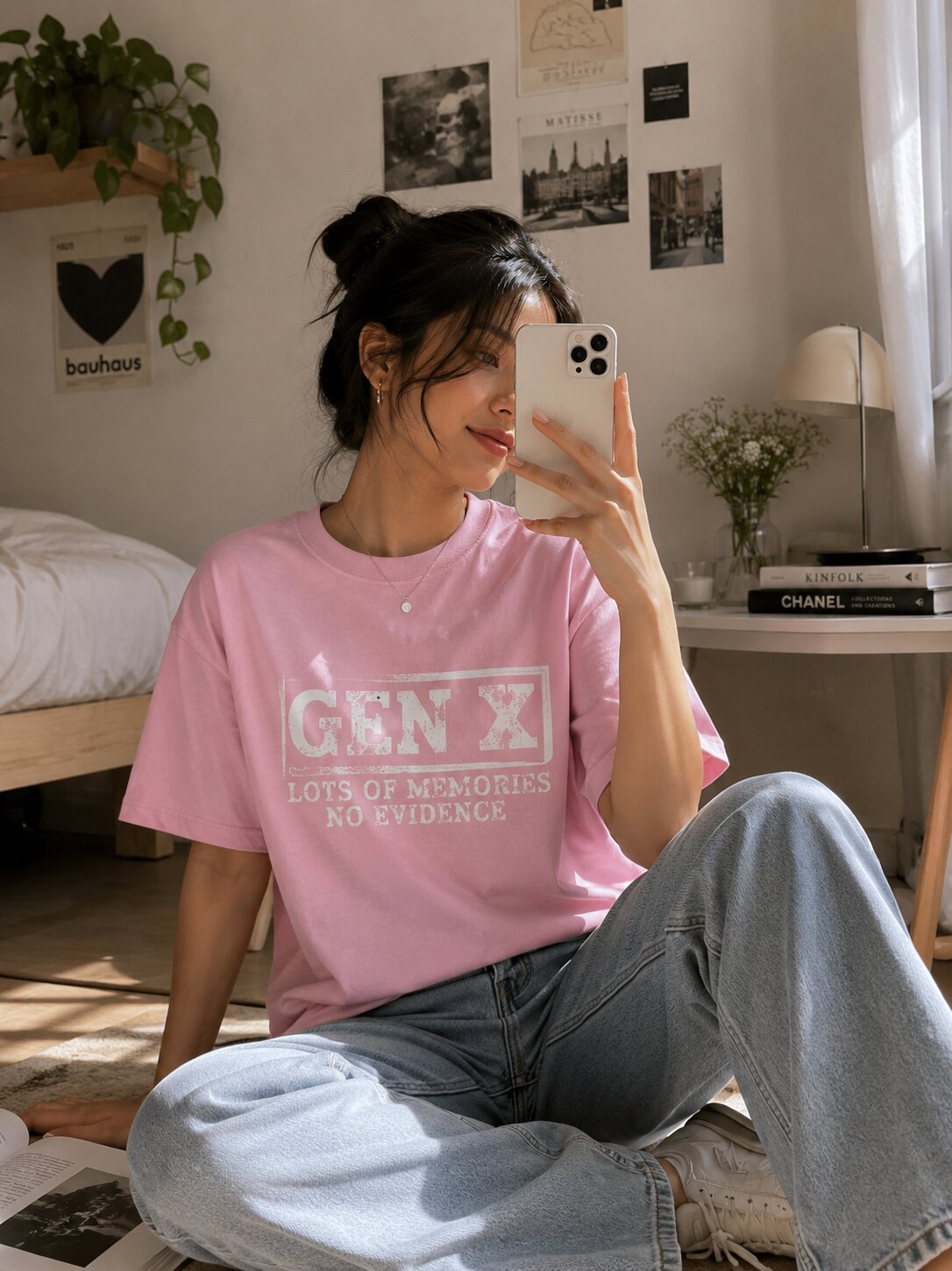 “GEN X – Lots of Memories, No Evidence” Premium unisex stretch T-shirt