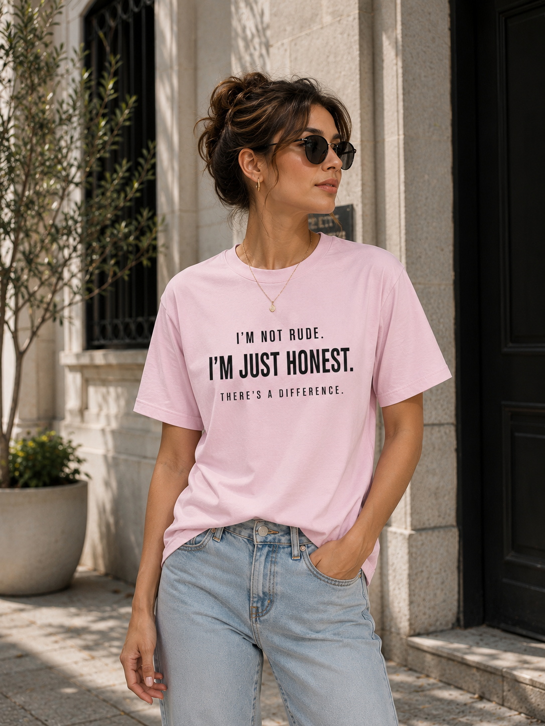 "I’m not Rude. I’m just Honest." - Premium Unisex Stretch T-shirt