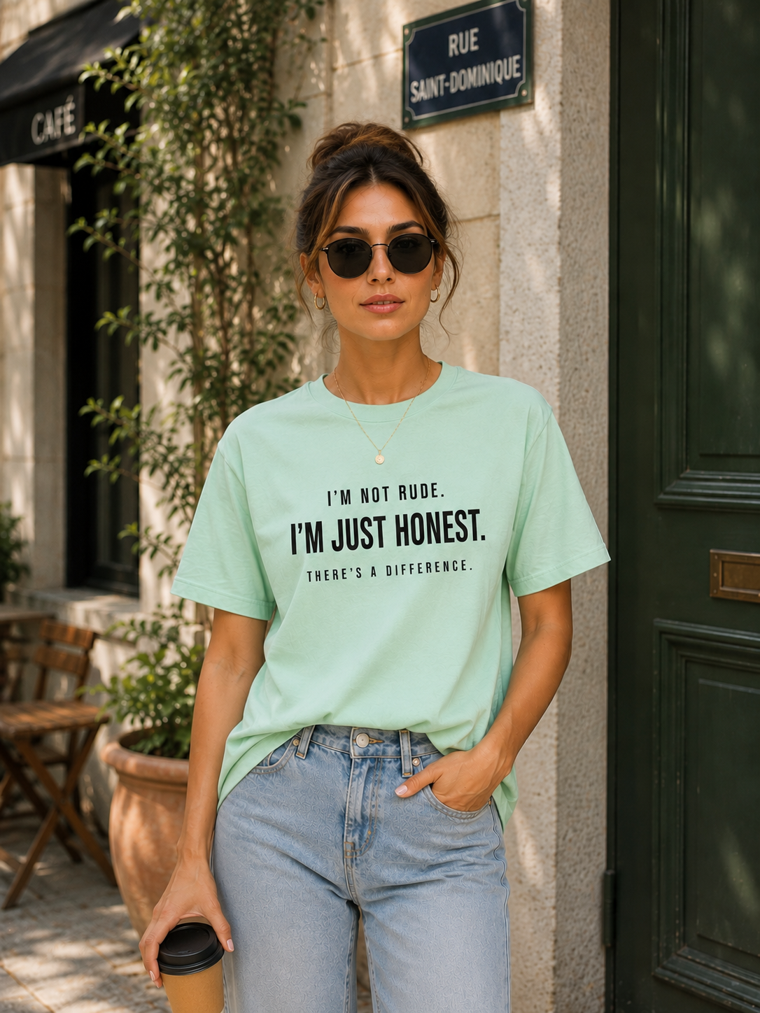 "I’m not Rude. I’m just Honest." - Premium Unisex Stretch T-shirt