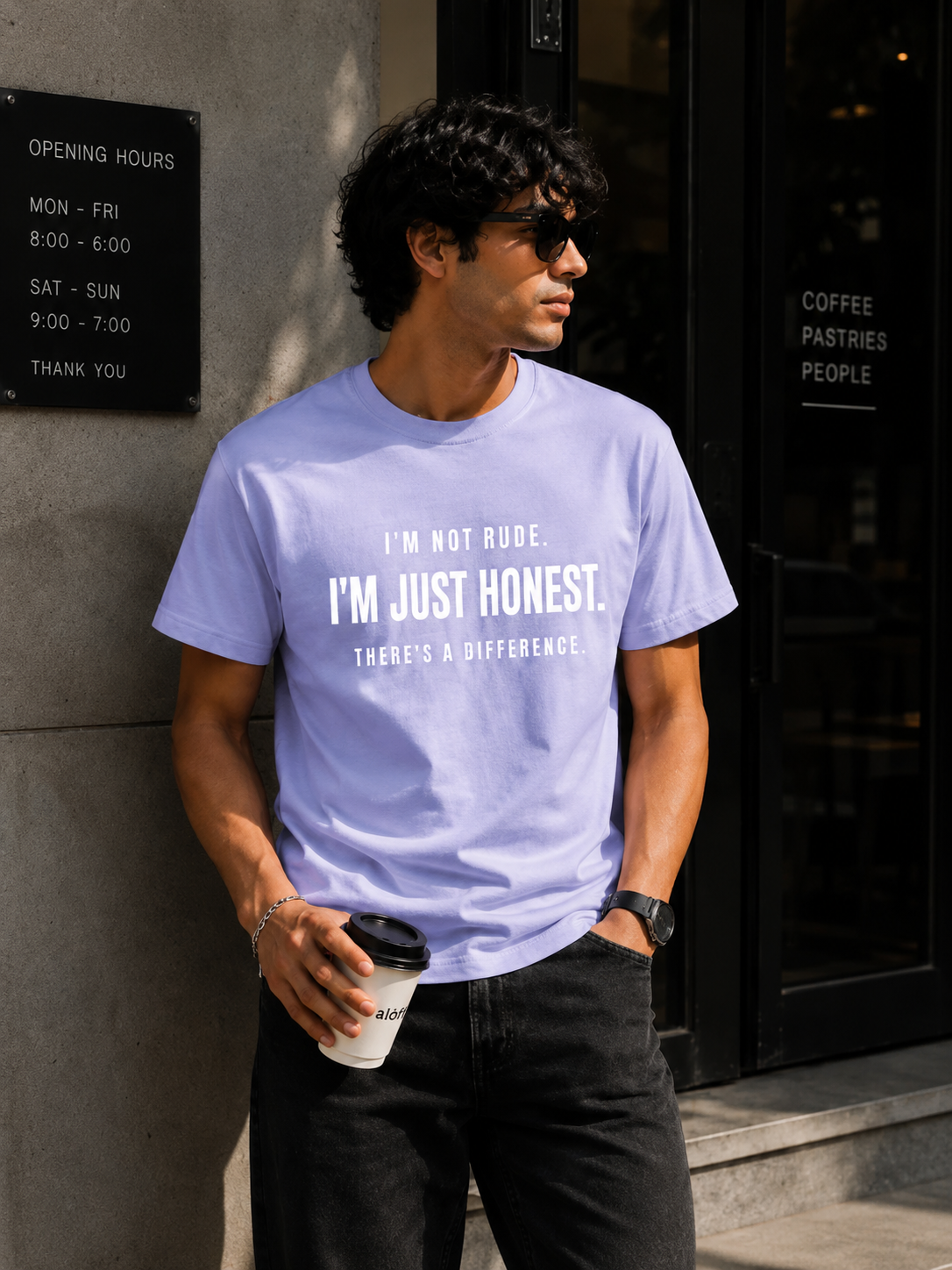 "I’m not Rude. I’m just Honest." - Premium Unisex Stretch T-shirt
