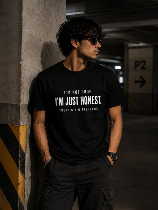 "I’m not Rude. I’m just Honest." - Premium Unisex Stretch T-shirt