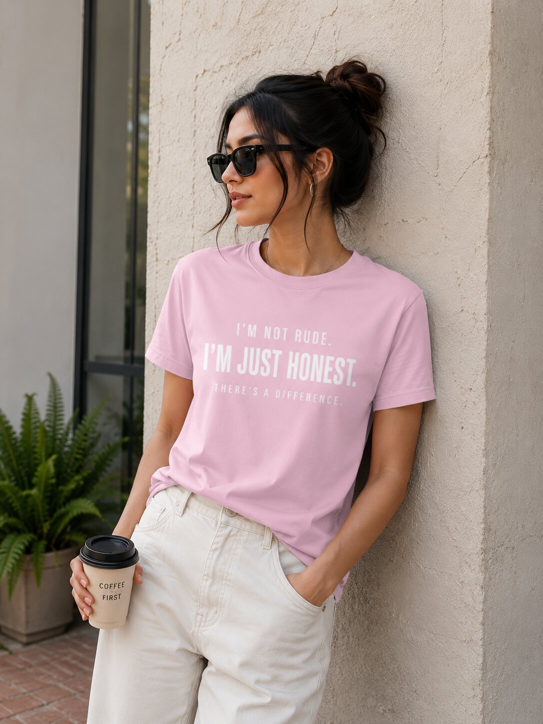 "I’m not Rude. I’m just Honest." - Premium Unisex Stretch T-shirt