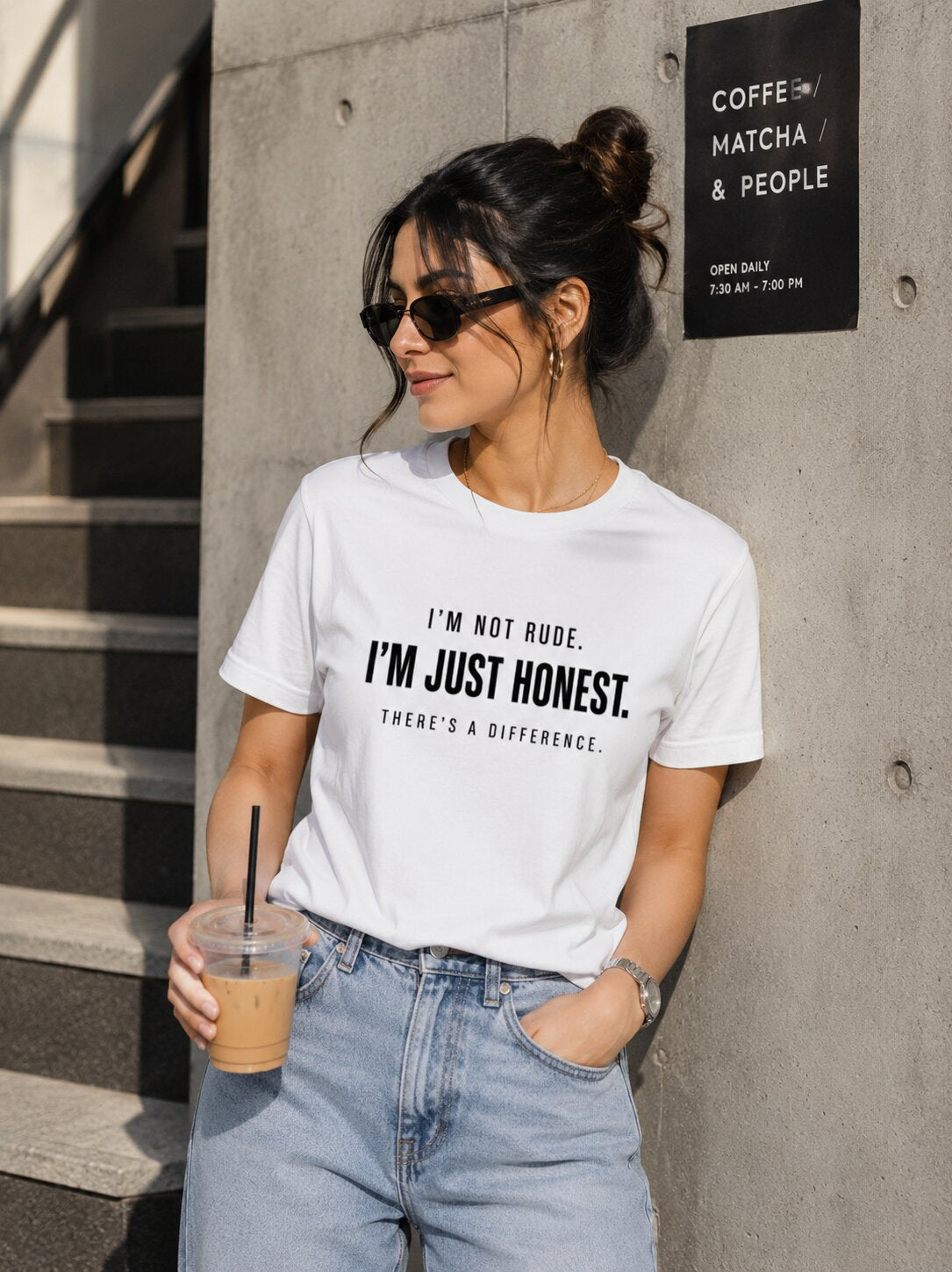 "I’m not Rude. I’m just Honest." - Premium Unisex Stretch T-shirt