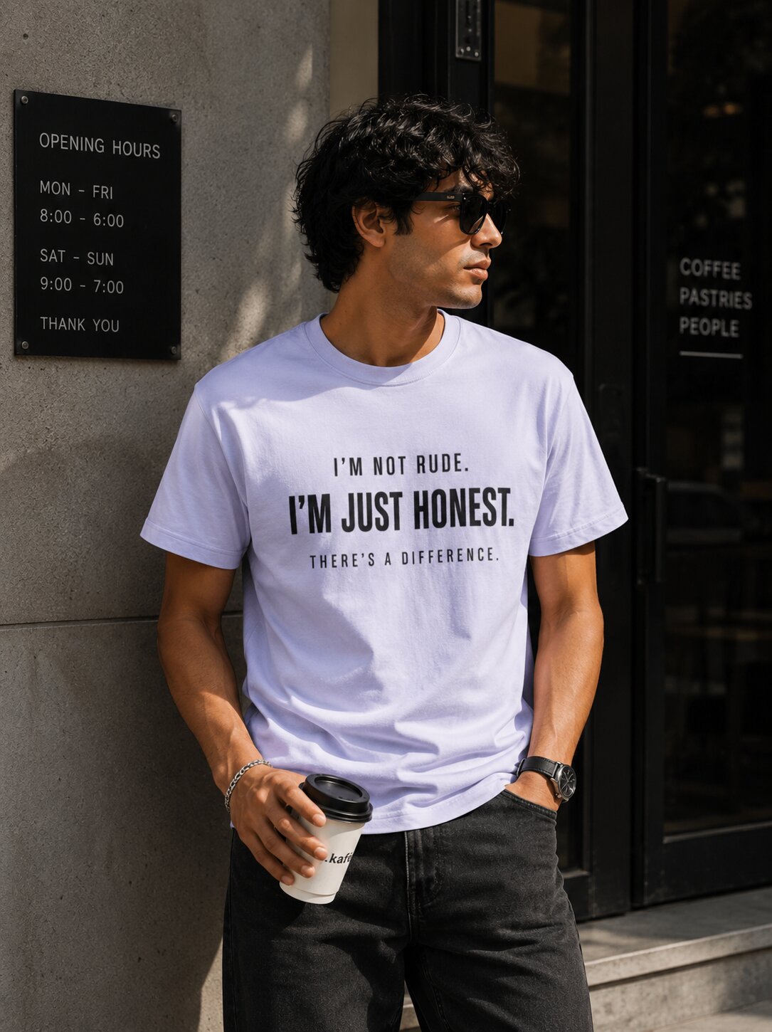 "I’m not Rude. I’m just Honest." - Premium Unisex Stretch T-shirt
