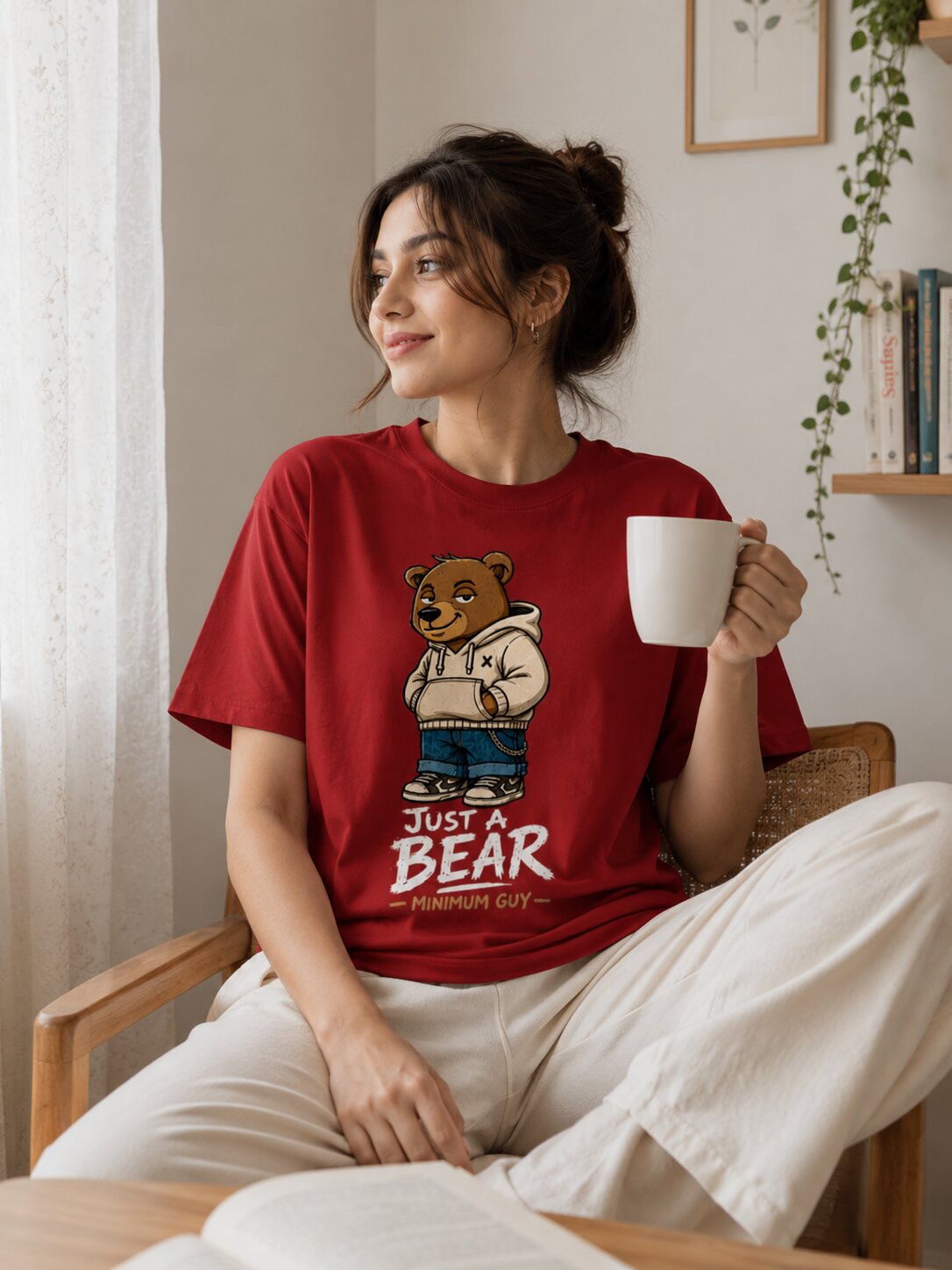 “Just a Bear” - Premium Unisex Stretch T-shirt