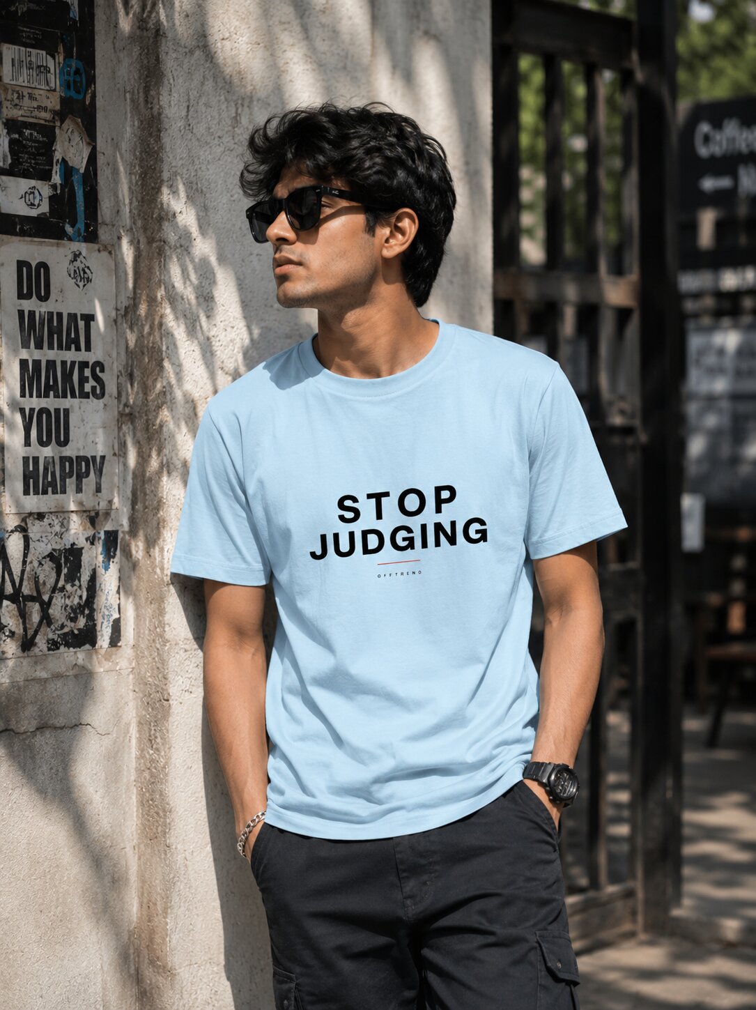 "Stop Judging" - Unisex Stretch T-shirt