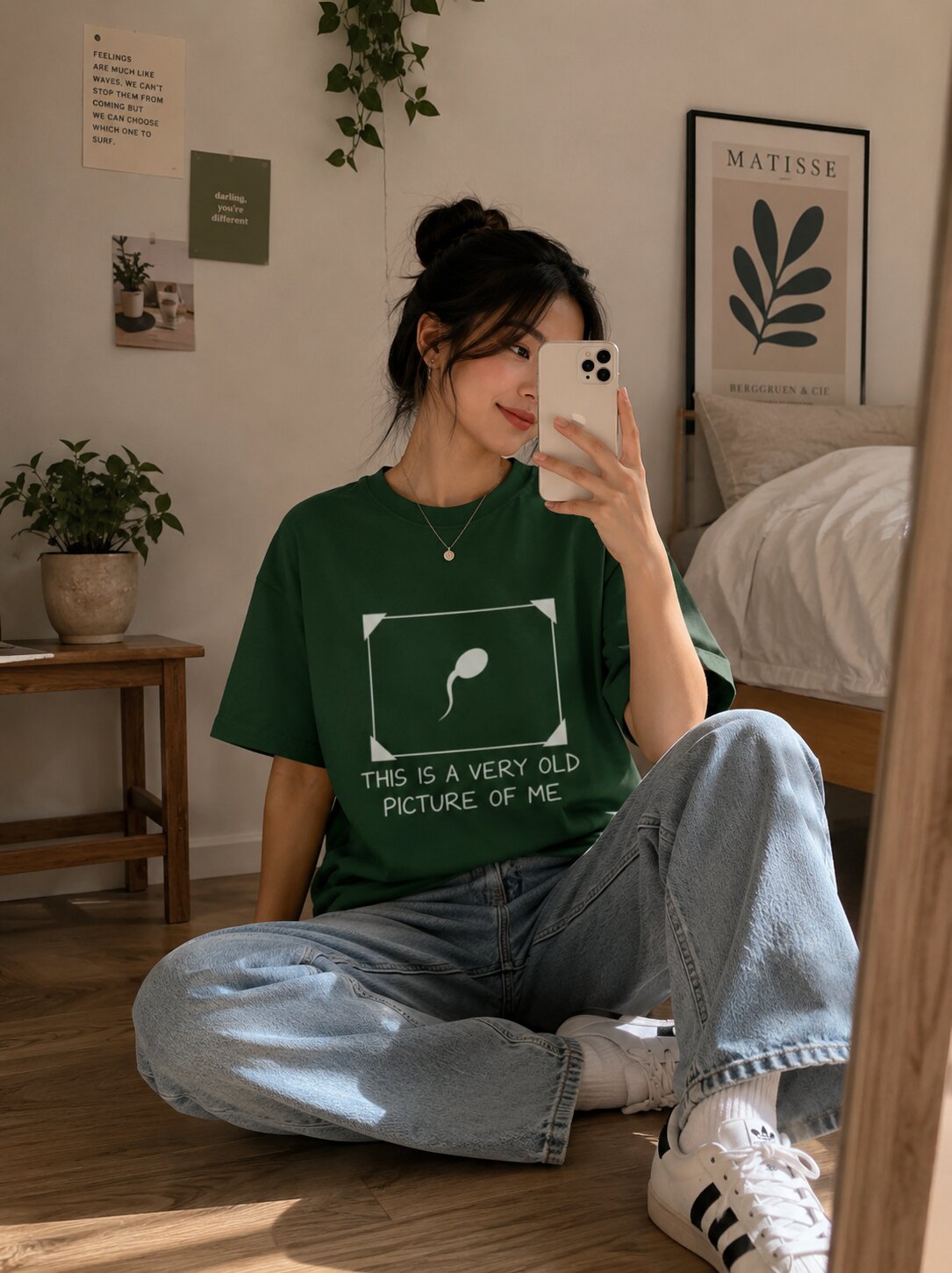 "Very Old Picture of Me” - Premium Unisex Terry Oversized Tee