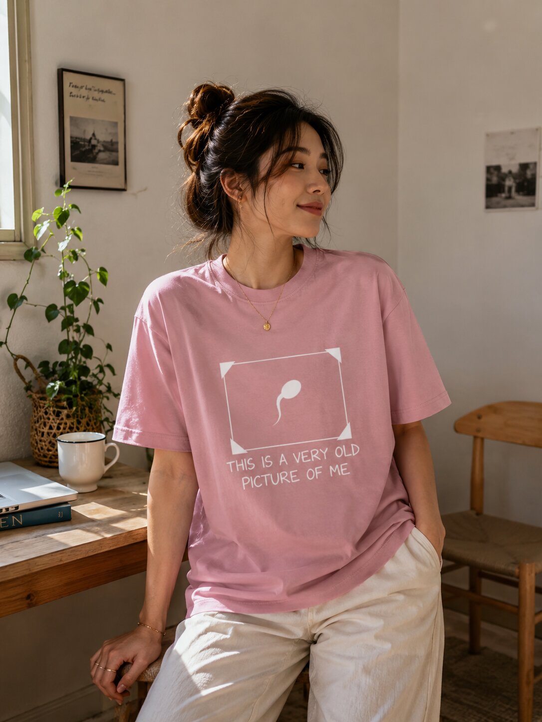 "Very Old Picture of Me” - Premium Unisex Terry Oversized Tee