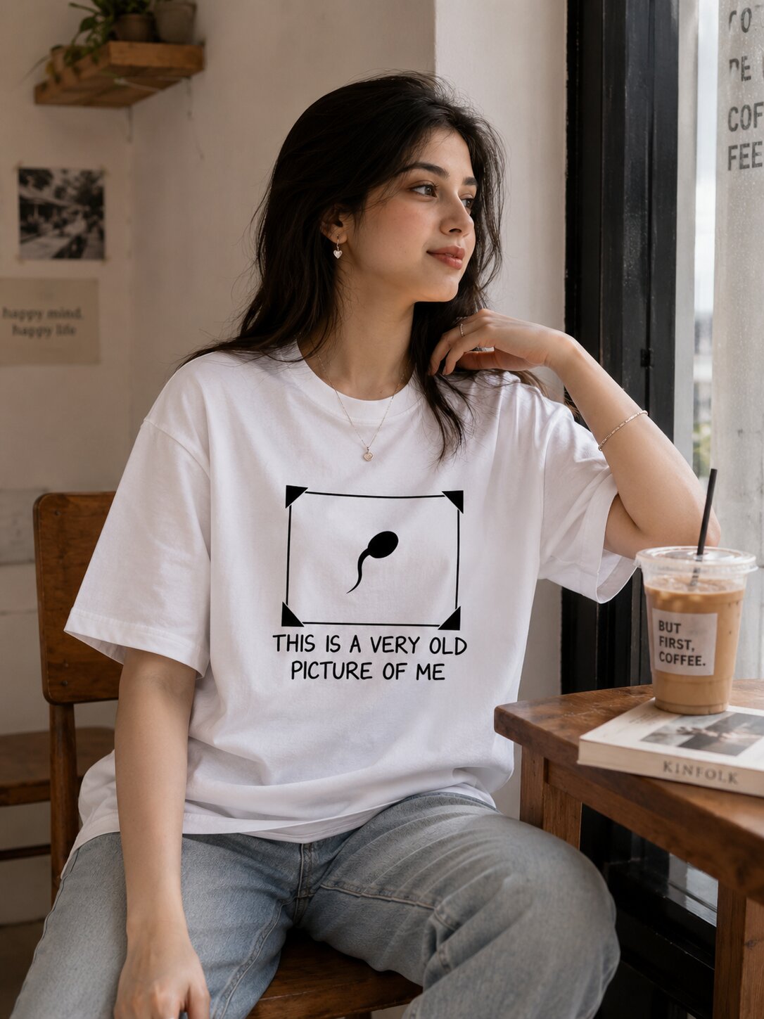 "Very Old Picture of Me” - Unisex Terry Oversized Tee
