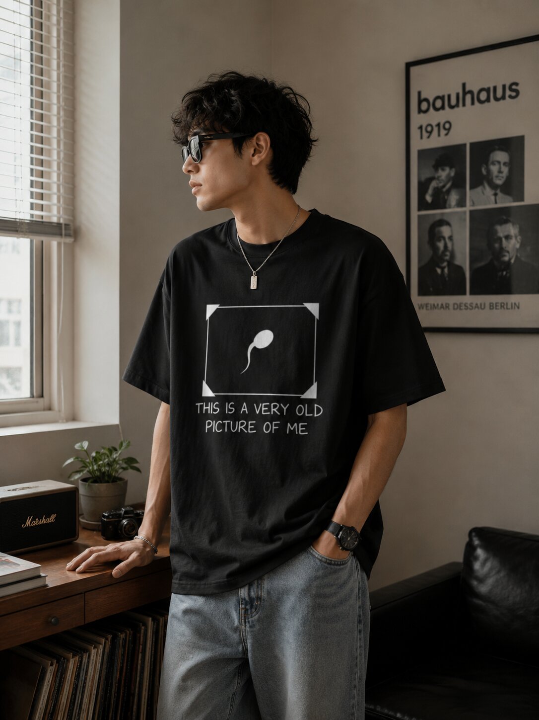 "Very Old Picture of Me” - Premium Unisex Terry Oversized Tee