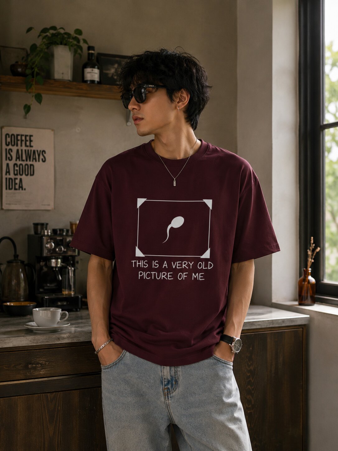 "Very Old Picture of Me” - Premium Unisex Terry Oversized Tee