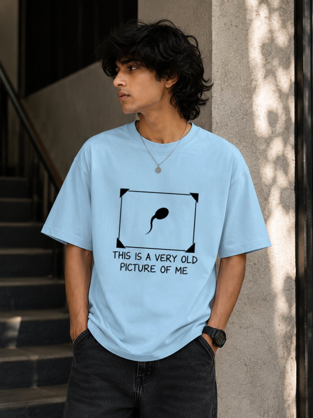 "Very Old Picture of Me” - Unisex Terry Oversized Tee