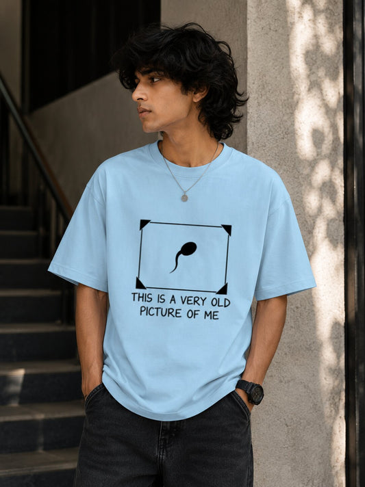 "Very Old Picture of Me” - Unisex Terry Oversized Tee