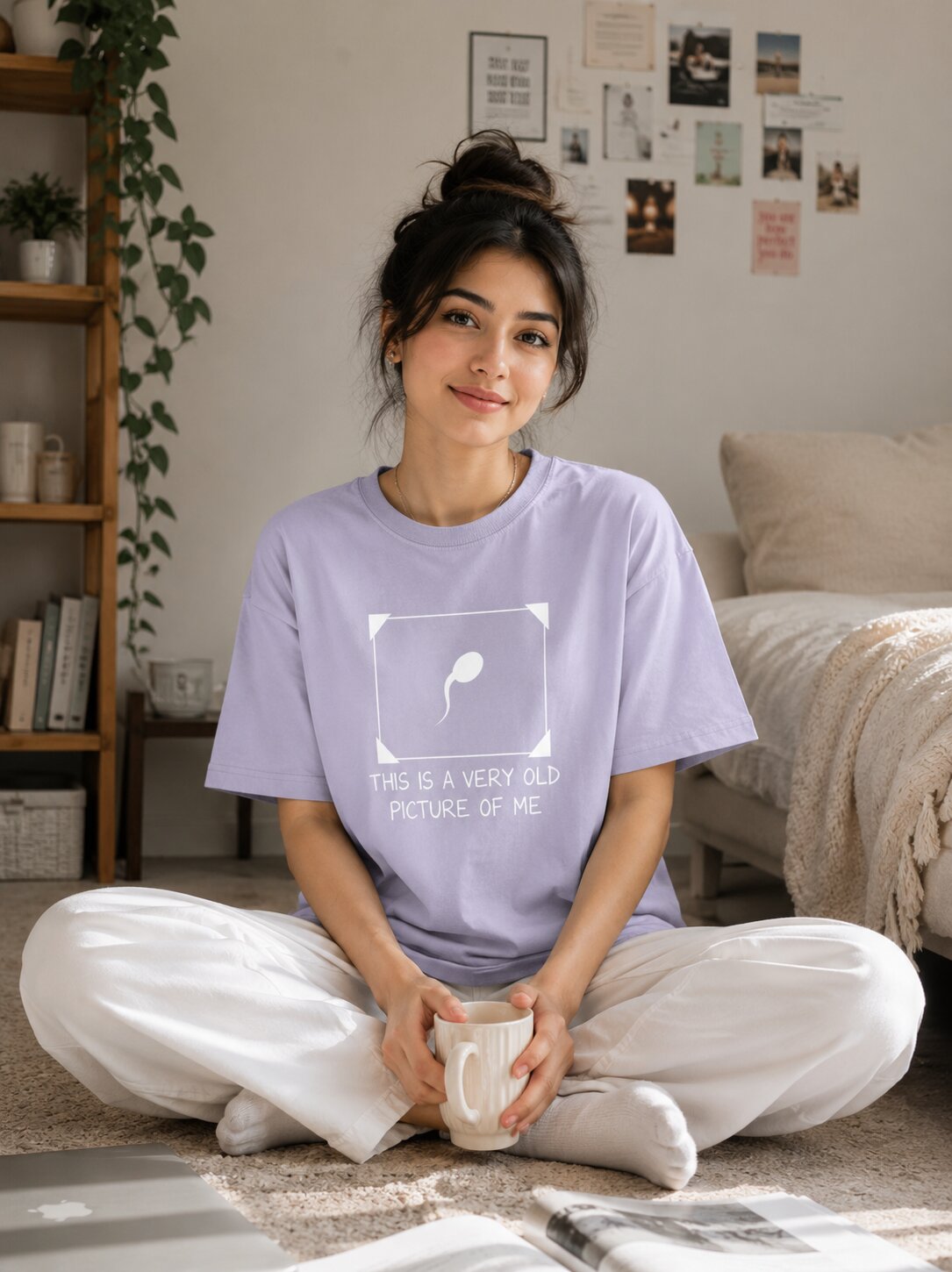 "Very Old Picture of Me” - Premium Unisex Terry Oversized Tee
