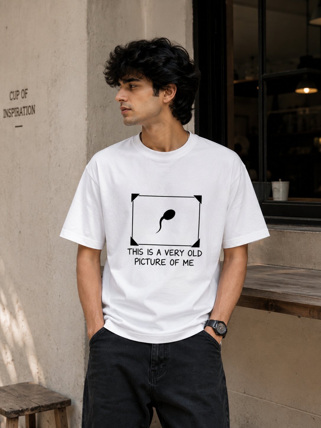 "Very Old Picture of Me” - Unisex Stretch T-shirt