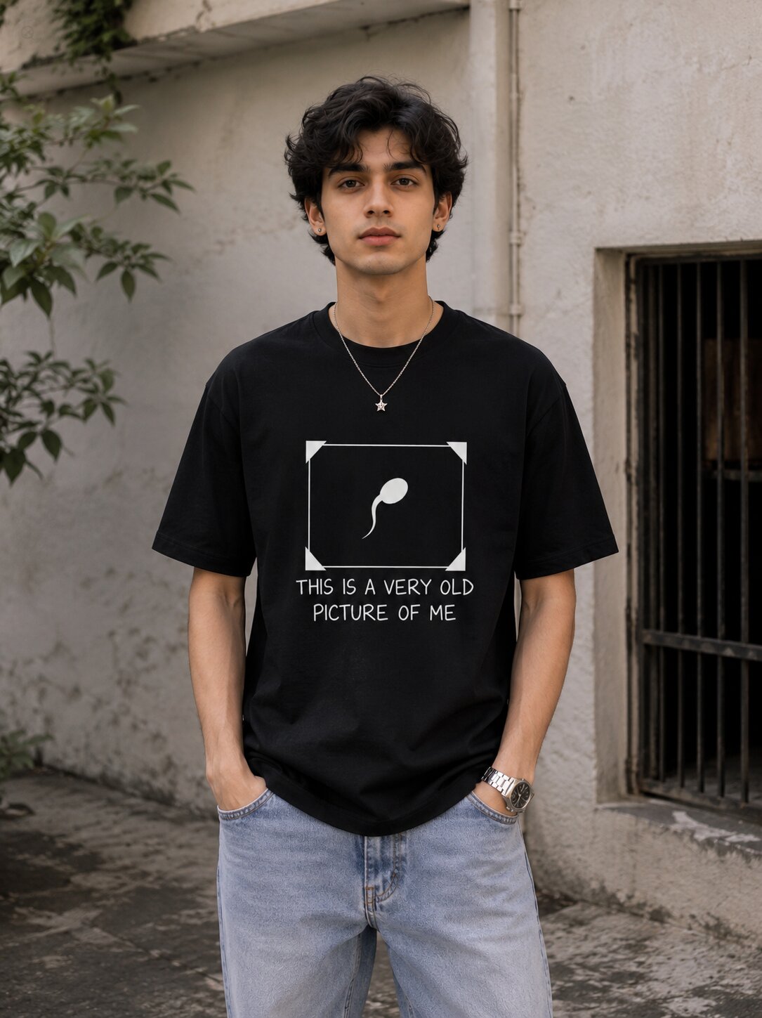 "Very Old Picture of Me” - Unisex Stretch T-shirt