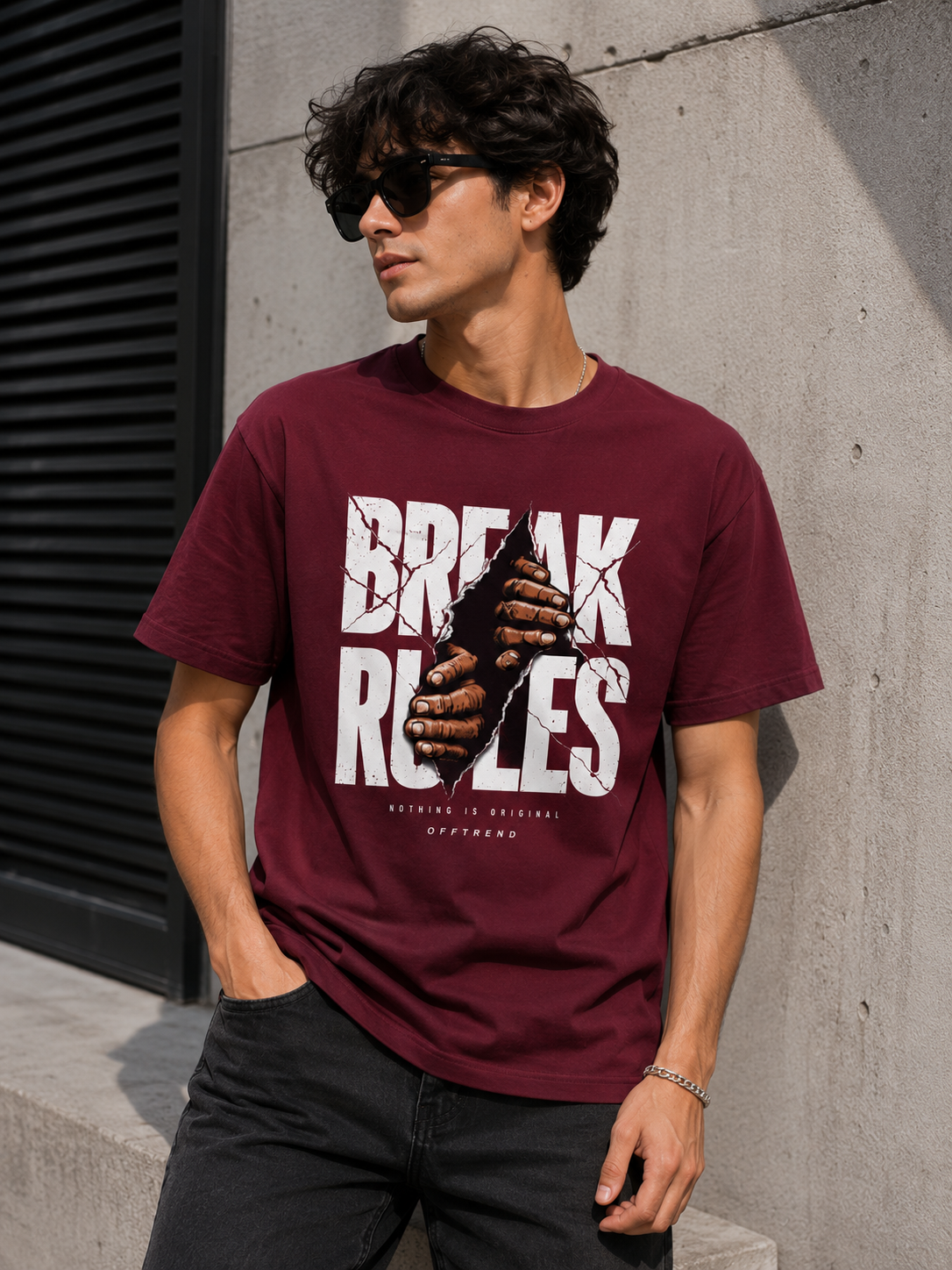 “BREAK RULES” - Unisex Premium Supima T-Shirt